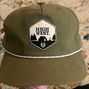 NEW High West Olive Green Cap